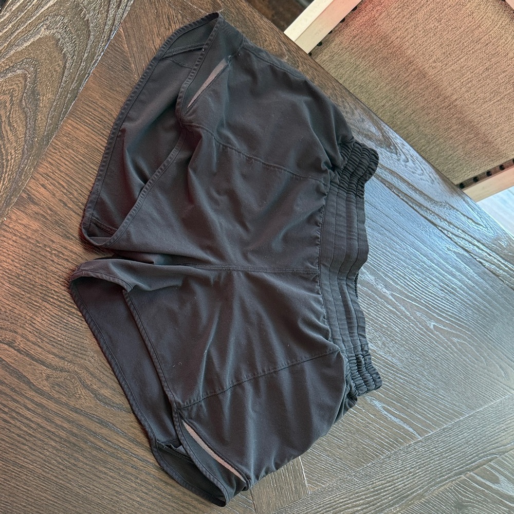 lululemon athletica Black Athletic Running Shorts